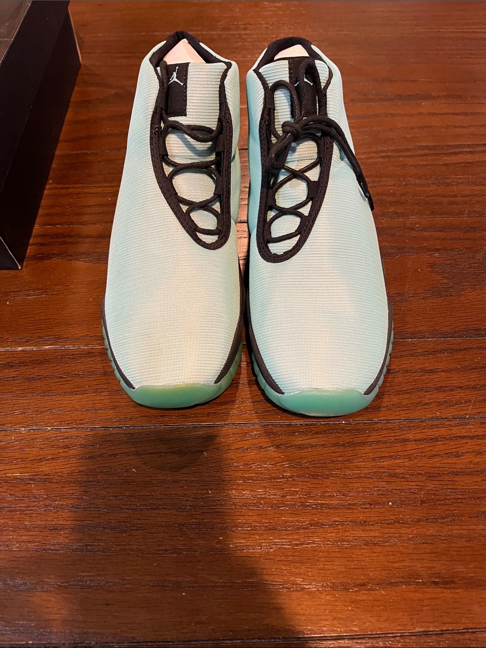 Jordan Mint Green Slip-On Athletic Shoes